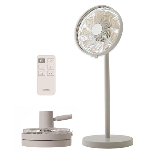 [山善]扇風機コンパクト収納DCモーターリモコン9枚羽根AHX-FGD301GR Amazon | [山善] 扇風機 リビング コンパクト収納 DCモーター 静音
