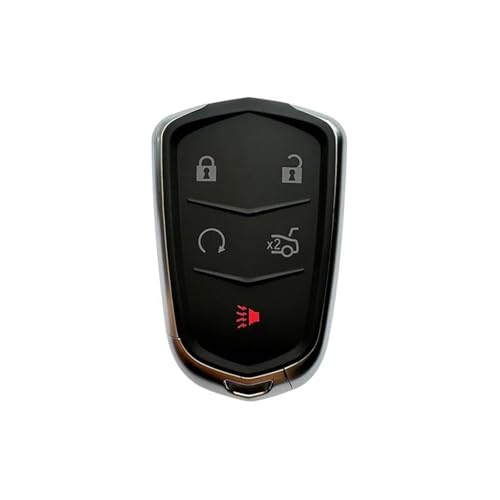 Coque de clé pour Cadillac en ABS haute finition étui boutons raffinés