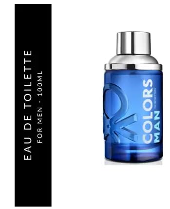 United Dreams COLORS MAN BLUE Perfume Eau de Toilette - 100 ml (For Man)-image-0