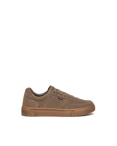 Nero Giardini I400455U Zapatillas de ante para hombre, beige, 39 EU