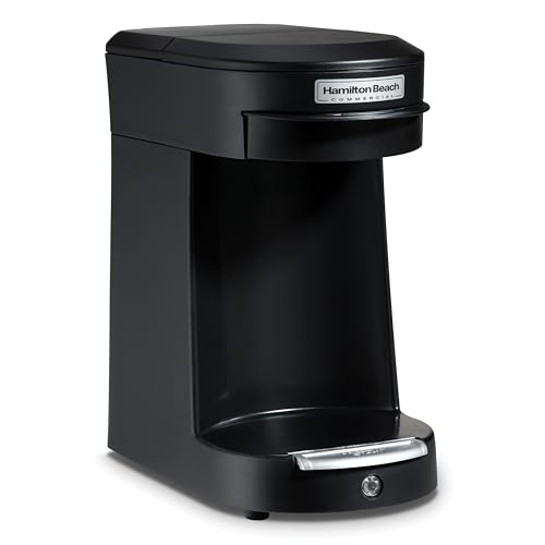 Hamilton Beach Commercial HDC200B Hospitality 1 Cup Pod Coffeemaker, Black
