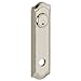 Baldwin R029.ENTR Pair of 10.14" Height Bethpage Entry Kit Rosettes, Satin Nickel