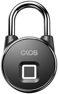 Fingerprint Padlock Water Resistant Anti Cut Keyless Mini Biometric Luggage Lock