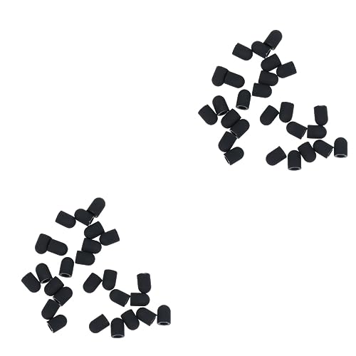 TINEASUR 60 Piezas Cubierta de Punta de bolígrafo Estilete capuchón reemplazo de Puntas de lápiz Cubierta de Punta de lápiz Inclinado Caso de la Punta de la Pluma Caso de Punta de Silicona