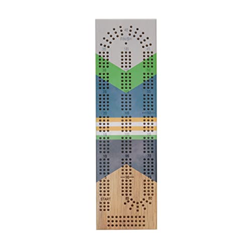 Juego de Mesa Cribbage con Tablero de Madera Plegable miniatura 5
