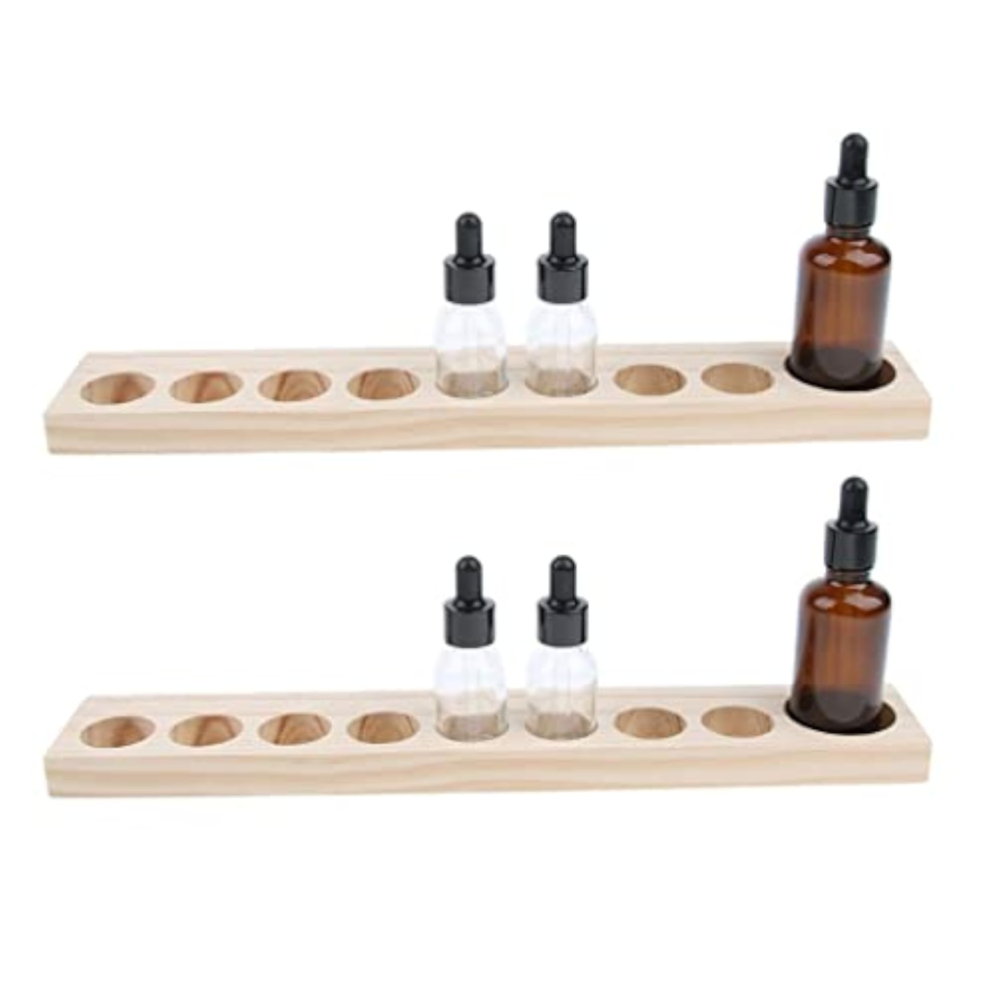Wooden Essential Oil Holder Display Storage Rack, 9 Slot