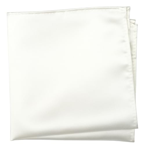 Image of Boy's Solid Tie with Pocket Square Set, Regular Necktie for Children and Kids, Self-Tied