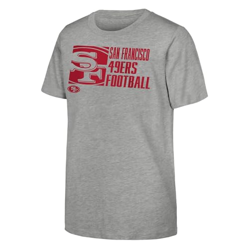 Camiseta San Francisco 49ers Gris Post Game NFL Oficial para Hombre