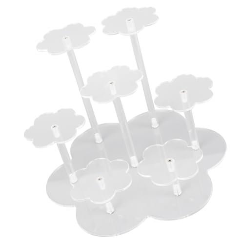 Support d'affichage en acrylique Pilipane 25x23cm transparent pour figurines et parfums - 8