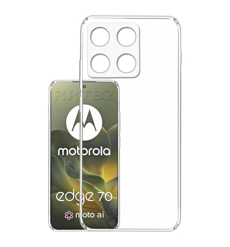 Image of Soft Silicone TPU Back Cover Compatible with Motorola Edge 70 5G