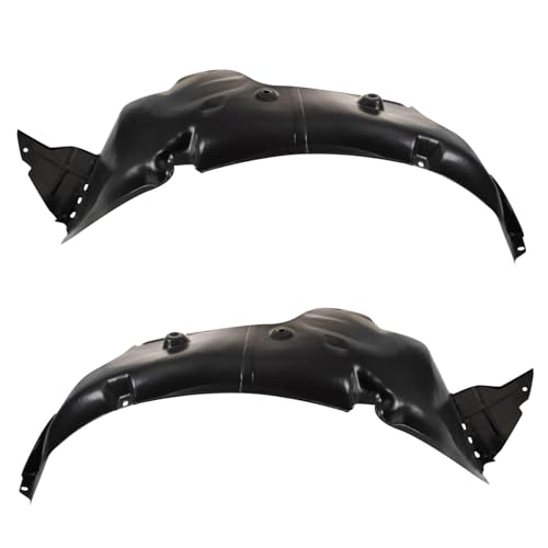 Image of TRQ Front Inner Fender Liner Set Compatible with 2013-2015 Hyundai Veloster HY1248160 HY1249160