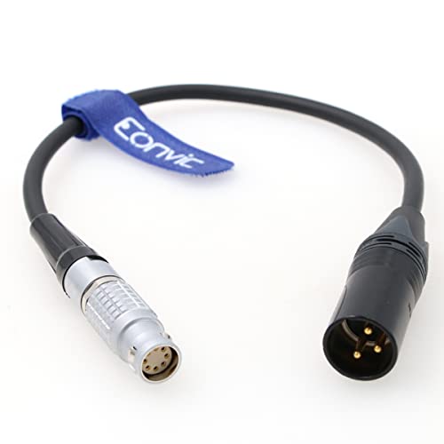 Cable de corriente 2B.308 a XLR macho de 3 pines para alimentar ARRI Alexa Amira en rodajes de 1m