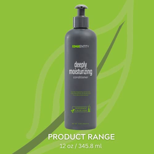 Edge Entity Peppermint & Aloe Vera Conditioner, Moisturizing & Conditioning Treatment, Hydrating Conditioner For Kinky, Curly, Coily, 4A-4C Hair Types, For Women- 8 Oz #TOP4