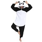 LABULA Tieroutfit Cosplay Jumpsuit Pyjamas Unisex Erwachsene Tierkostüme,Panda,XL