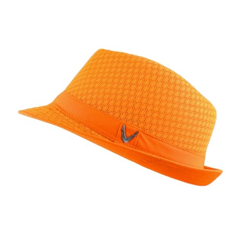 Image of The Hat Depot Light Weight Classic Soft Cool Mesh Crushable Fedora hat