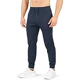 Contour Athletics Men's Joggers XYZ Track Pants Men's Sweatpants Workout Pant with Zipper Pockets (N