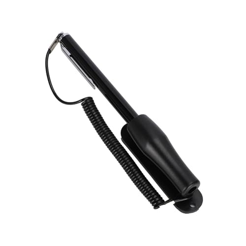 Lápiz táctil Capacitivo de Metal Negro lápiz táctil de Alta sensibilidad lápiz táctil portátil con Cable de Resorte de 90 cm de Largo para teléfonos móviles y Dispositivos GPS - imagen 9