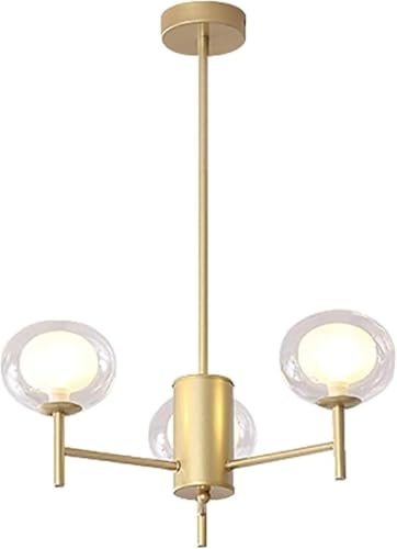 Lustre moléculaire G9 salon suspension réglable industrielle vintage luminaire branches dorées