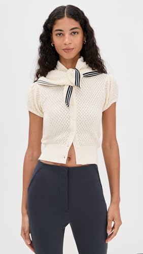 For Love & Lemons Women's Maritime Knit Cardigan & Scarf2