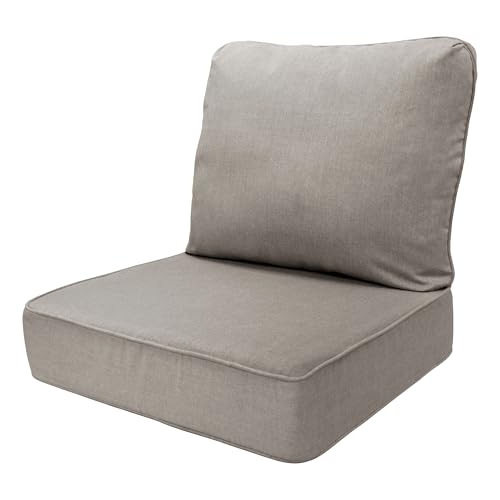 Honeycomb Outdoor Solarvie Deep Seat Cushion for Patio Furniture, 24 x 23