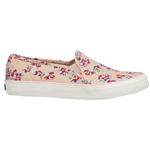 Image of Keds Womens Double Decker Canvas Slip On Sneakers Shoes Casual - Black