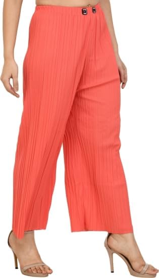 Image of Women's Lycra Palazzo - Stretchable & Comfortable | Premium Fabric | Stylish Free Size Bottom Wear for Casual, Office & Party Outfits