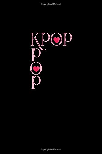 Kpop: Lined Journal & Sketch Book with heart design & finger heart interior / Gift for Fans of Kpop / Girls Teens / Fandom