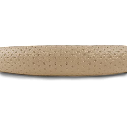 Image of CARMATE Car Steering Cover Super Grip 118 Compatible with Cruze - Medium Beige