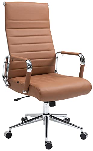 CLP Chaise Bureau Kolumbus Cuir Véritable