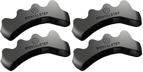 PrimalStep Toe Separators, Spreaders, Spacers, Straightener to Correct Toes for Men and Women, Bunion Corrector, Foot Pain, Plantar Fasciitis, Over 50% Thicker, XL (Pack of 2)