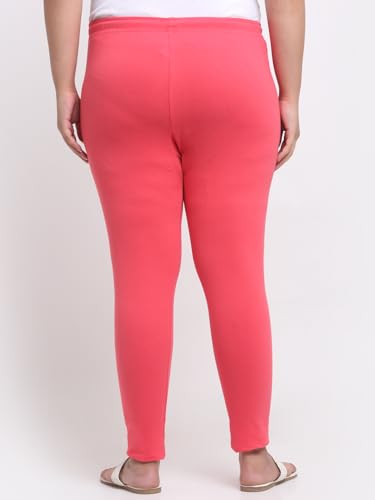 Image of Soft Cotton Ankle Lenght Solid Regular and Plus 35 Colours Leggings for Womens and Girls (Sizes :- M to 6XL)