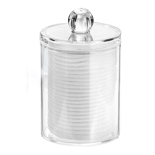 Syengery Dispensador Discos De Algodon, Organizador De Bolas De Algodón Y Bastoncillos Con Tapa, Recipiente De Almohadilla De Bola Transparente Para Sala De Estar, Dormitorio, Baño Syengery Dispensador Discos De Algodon, Organizador De Bolas De Algodón Y Bastoncillos Con Tapa, Recipiente De Almohadilla De Bola Transparente Para Sala De Estar, Dormitorio, Baño