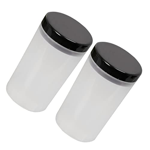 Veemoon 2pcs Artist Brush Paint Brush Cleaning Bottle Pen Washing Bottle for Nail Art