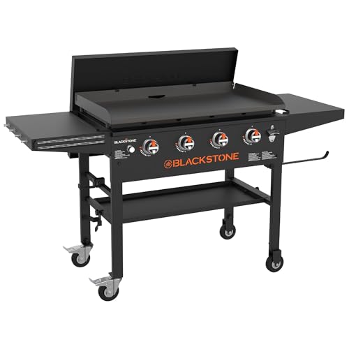 Blackstone Omnivore Outdoor Flat Top Gas Griddle w/ Hard Cover, 36” - for Breakfast, BBQ &...