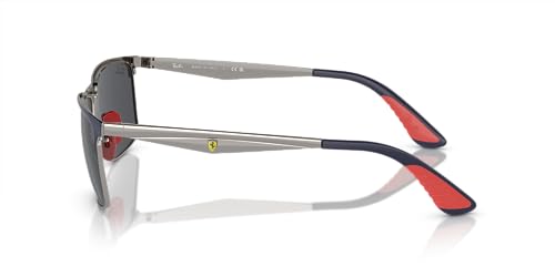 Image of Ray-Ban Rb3726m Scuderia Ferrari Collection Rectangular Sunglasses