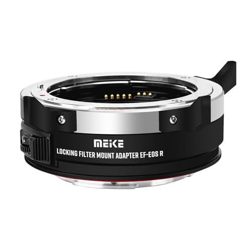 Meike MK-EFTR-CL Automatyczny adapter obiektywu z filtrem mocowanym wewnątrz do Canon EF na EOS R z filtrem ND zmiennym i filtrem UV dla aparatów EOS R R5 R6 RP R7 R10 C70