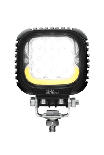 HELLA Valuefit S3000 LED Arbeitsscheinwerfer mit Positionslicht 12 - 24 Volt - 3000 echte Lumen - IP67 wasserdicht - Offroad Scheinwerfer für Traktor SUV UTV ATV - 1GA 357 109-041
