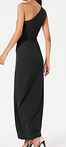 Calvin Klein Women's One Shoulder Gown with Waist Ruch2