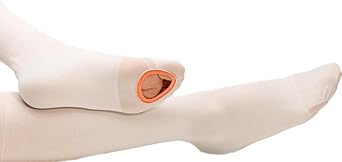 Carolon CAP Anti-Embolism Support Knee High DVT Ted Stockings, 18mmHg Light Compression Latex FREE - Regular Length - 3 Pairs