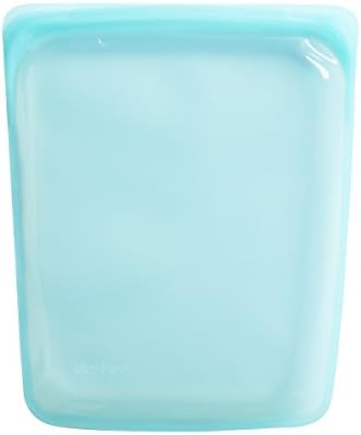 Stasher STHG03 Silicone Bag, Aqua, L, Half Gallon, Microwave, Storage, Cooking, Authentic Product in Japan - Thumbnail 3