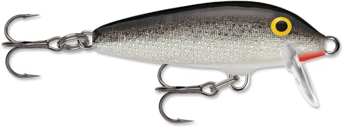 Rapala unisex adult 0 Fishing Lure, Silver, Size 3 US