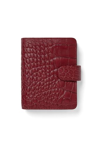 Filofax Pocket Classic Croc organiser - Cherry