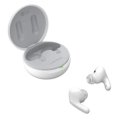 Image of LG Tone Free Fp5W, Active Noise Cancellation, Swift Pairing, Medical Grade Ear Gels Tone Free App Bluetooth Truly Wireless in Ear Earbuds with Mic (White)