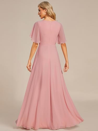 Image of Ever-Pretty Womens V Neck Applique Mother of the Bride Dresses Formal Dress