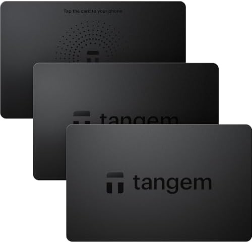 TANGEM Crypto Wallet Pack of 3 – Trusted Cold Storage Hardware Wallet
