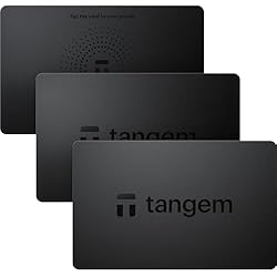 TANGEM Wallet Pack of 3 - Secure Crypto Wallet - Trusted Cold Storage for Bitcoin, Ethereum, NFT's & More Coins - 100% Offline Hardware