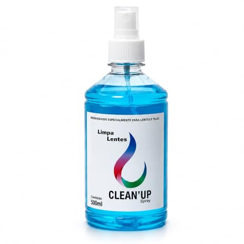 Limpa lentes 500ml oculos tela de celular tv notebook clean up grande spray