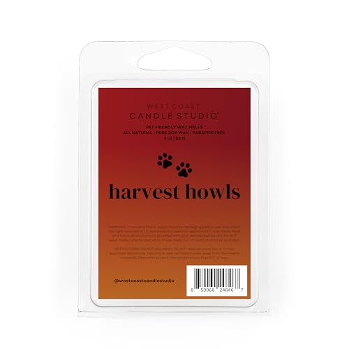 Image of Pet Safe Wax Melts for Dogs | Non Toxic Soy Wax Melts | Natural, Paraffin-Free, Clean Burning | Odor Eliminating Wax Cubes | Harvest Howls
