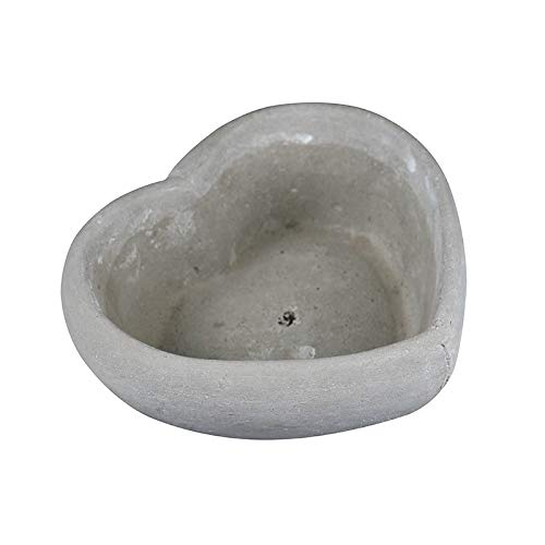 Nicole Cement Flowerpot Silicone Mold Heart Shape Concrete Planter Mould Handmade Craft Bonsai Tool One Size L0238