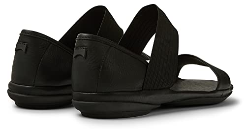 Camper Womens Right Nina Flat Sandal, Black, 10 Us #TOP3